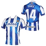 22-23 レアル・ソシエダ 1STオーセンティックユニフォーム #14 TAKE XL