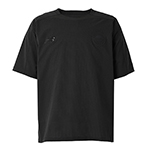 Black Out メッシュストレッチ ウーブンショートスリーブシャツ