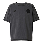 Black Out メッシュストレッチ ウーブンショートスリーブシャツ