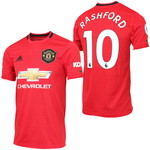 19-20 マンチェスターユナイテッド HOMEレプリカユニフォーム No10 ラシュフォード(スリーブバッジ付)