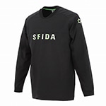 裏メッシュストレッチウインドクルートップ