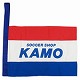 KAMOオリジナル シューズケース 赤×白×青×青