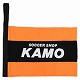 KAMOオリジナル シューズケース 橙×黒×橙×白