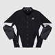 COLOR BLOCK STAND-NECK JACKET