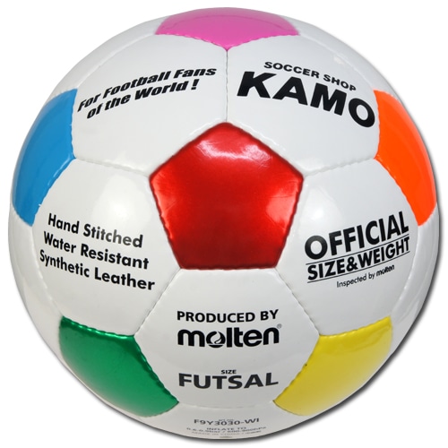 モルテン KAMO フットサル WI NS ホワイト×マルチ サッカーボール