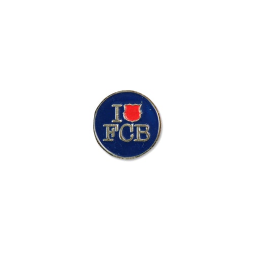 ピンバッジ I LOVE FCB