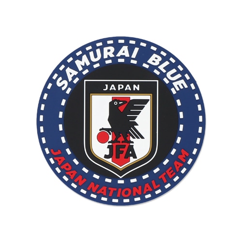 日本代表オフィシャルグッズ JFA ラバーコースター NS ブルー サッカー