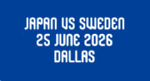 サッカー日本代表チーム 対戦国マーク vs スウェーデン