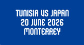 サッカー日本代表チーム 対戦国マーク vs チュニジア