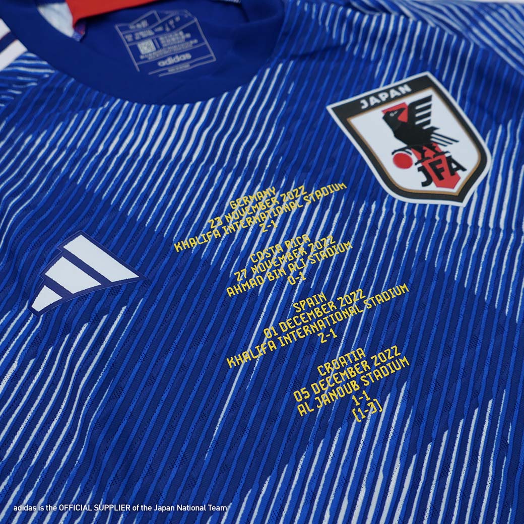 アディダス サッカー日本代表 2022 メモリアルユニフォーム adidas football official（アディダスフットボール  オフィシャル） サッカーショップKAMO