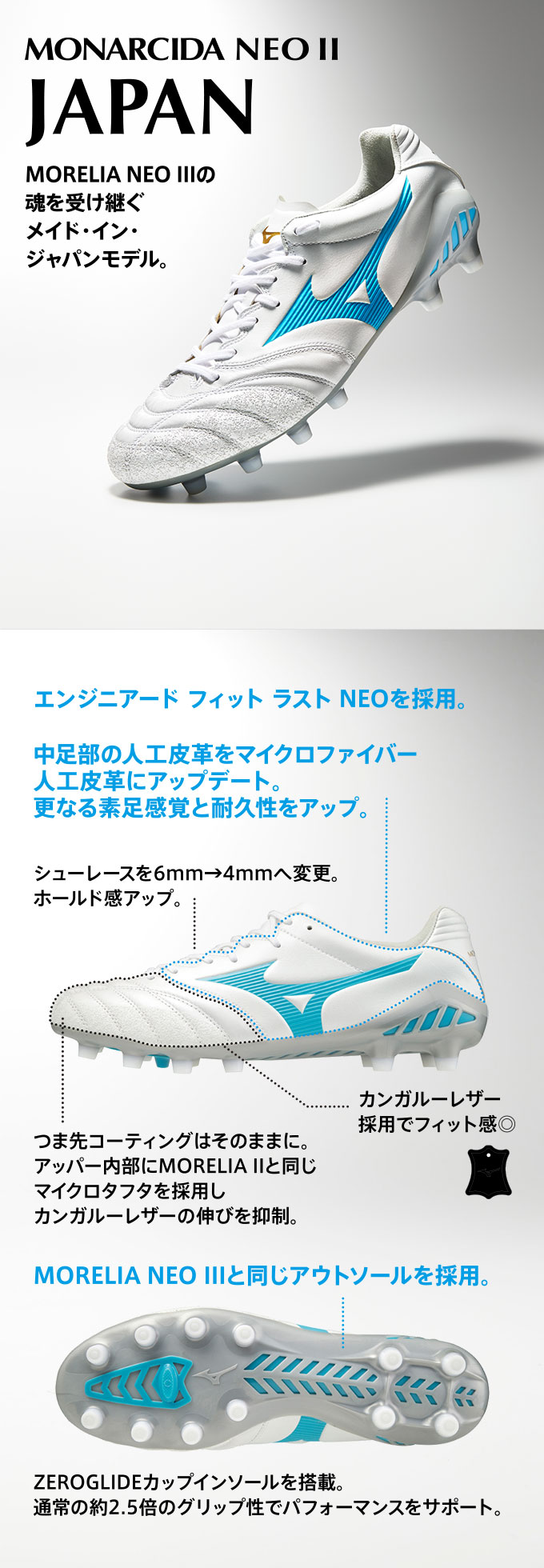 Monarcida Neo2 モナルシーダ ネオ2 ミズノ サッカーショップkamo
