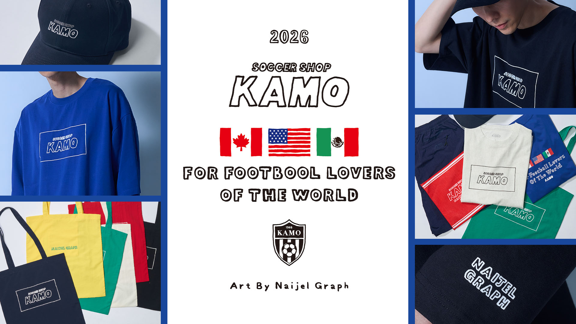 NAIJEL GRAPH × サッカーショップKAMO