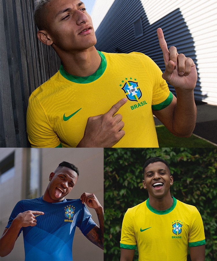 ナイキ　サッカーブラジル代表