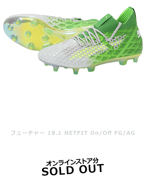 プーマ フューチャー 18.1 NETFIT FG/AG(ディープグリーン×グリーン)