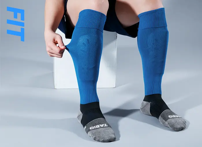 日本製 メンズ 靴下 TABIO SPORTS サッカー フットボール ノンスリップカーフ Mサイズ 靴下屋 タビオ タビオスポーツ