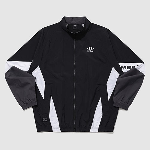COLOR BLOCK STAND-NECK JACKET