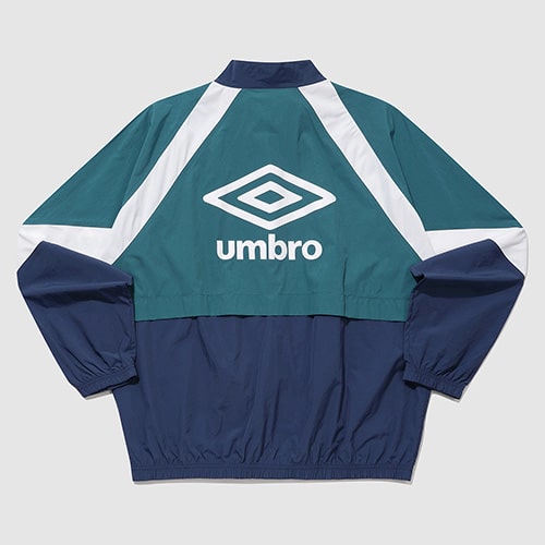 COLOR BLOCK STAND-NECK JACKET